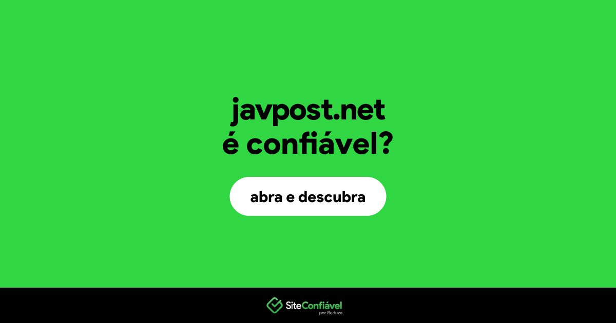 O site javpost.net é confiável?