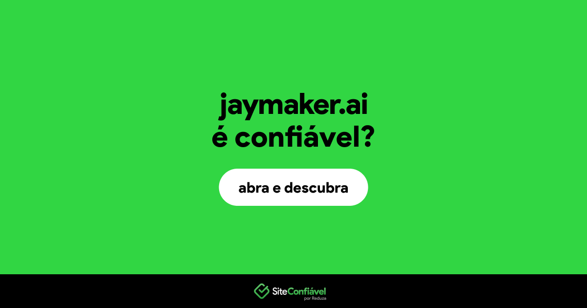 O site jaymaker.ai é confiável?