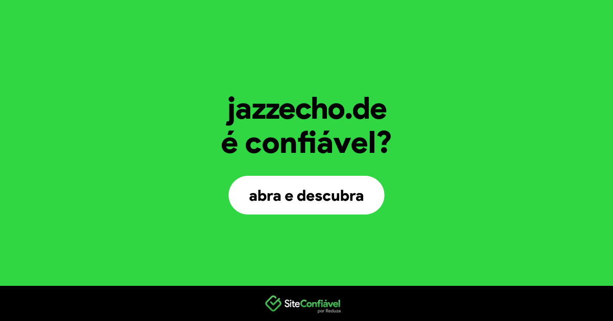 O site jazzecho.de é confiável?