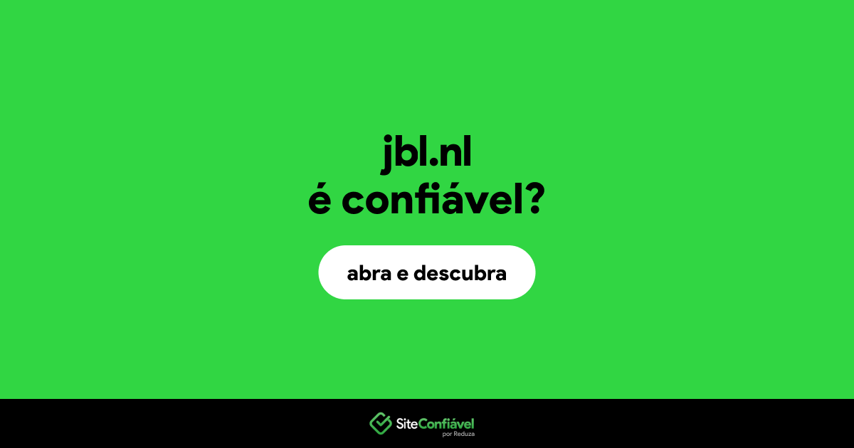 O site jbl.nl é confiável?