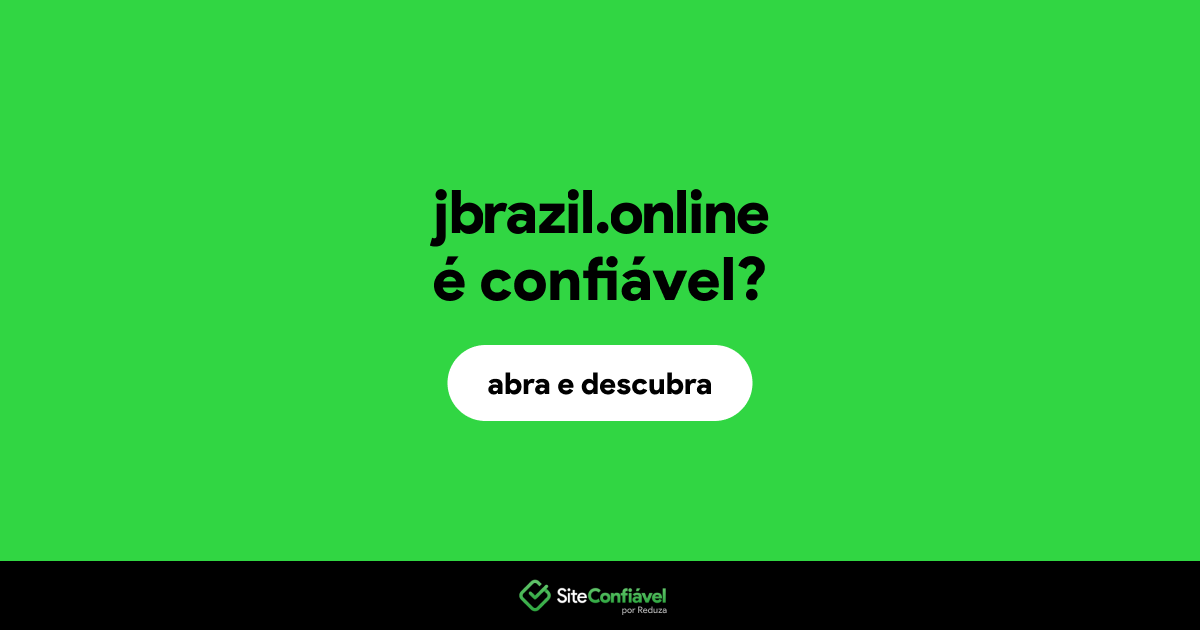 O site jbrazil.online é confiável?