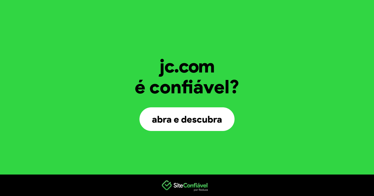O site jc.com é confiável?