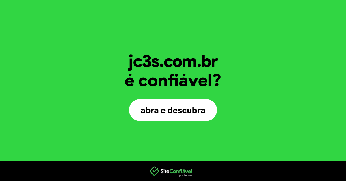O site jc3s.com.br é confiável?