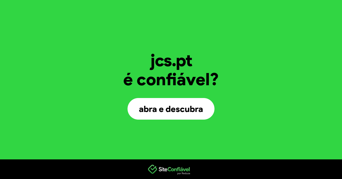 O site jcs.pt é confiável?
