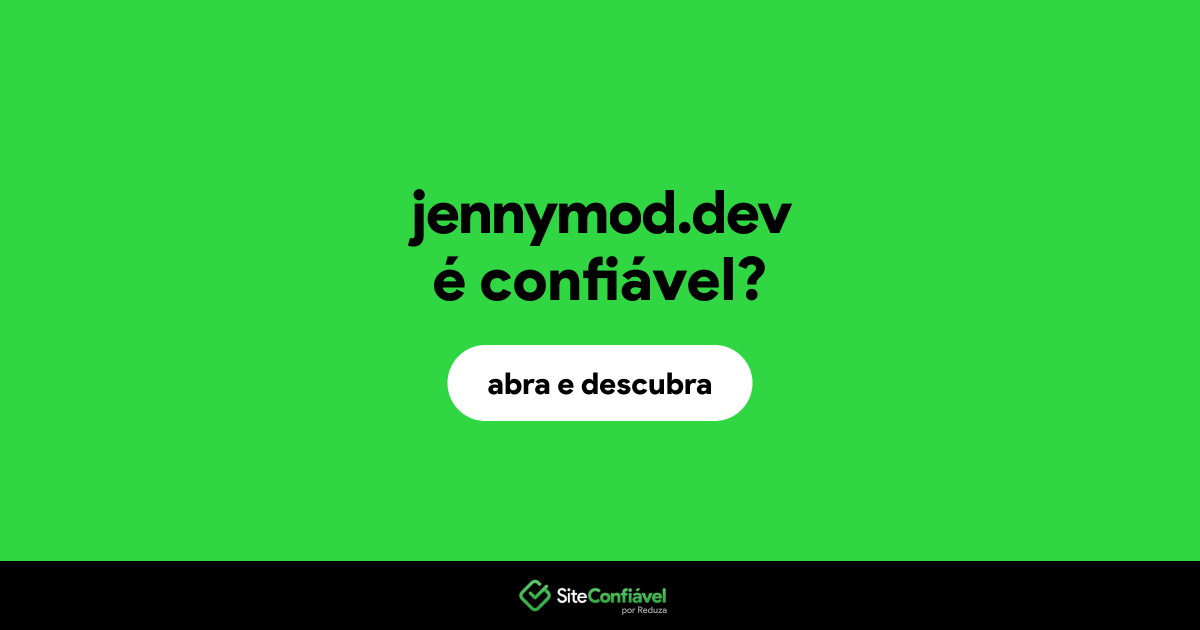 O site jennymod.dev é confiável?