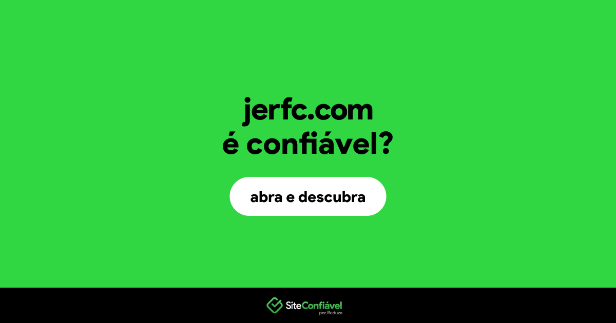 O site jerfc.com é confiável?
