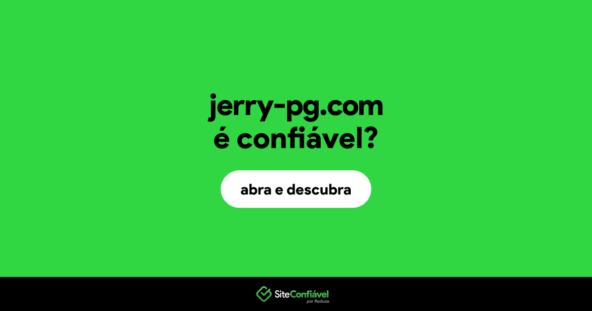 O site jerry-pg.com é confiável?