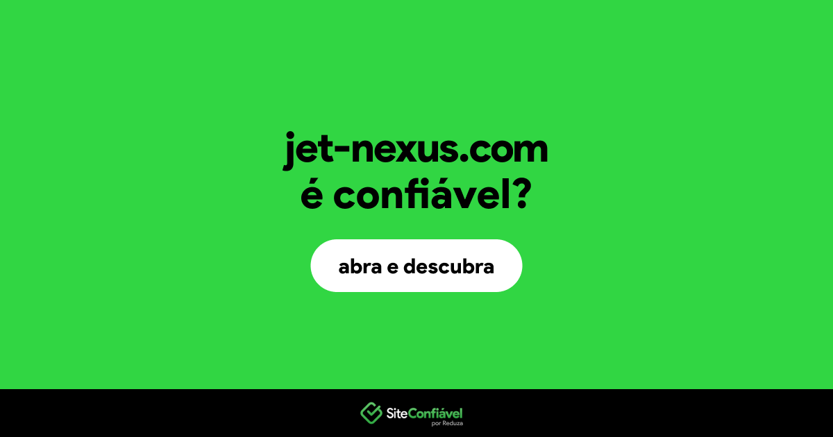 O site jet-nexus.com é confiável?