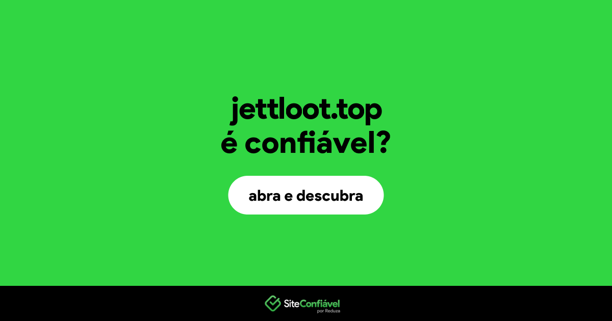O site jettloot.top é confiável?