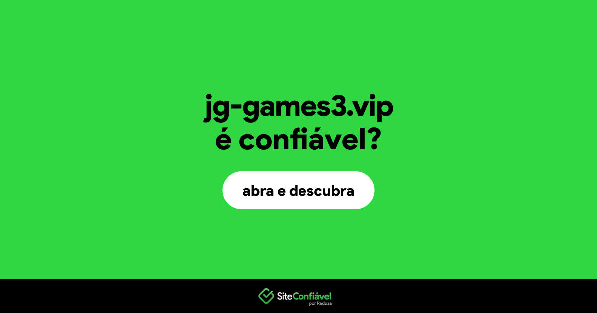 O site jg-games3.vip é confiável?