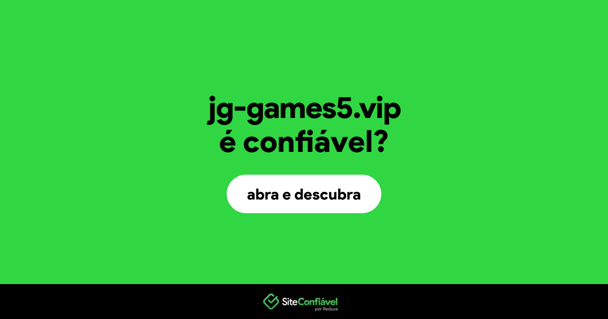 O site jg-games5.vip é confiável?
