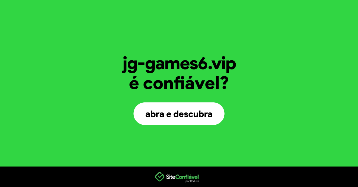 O site jg-games6.vip é confiável?