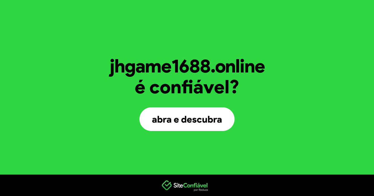 O site jhgame1688.online é confiável?