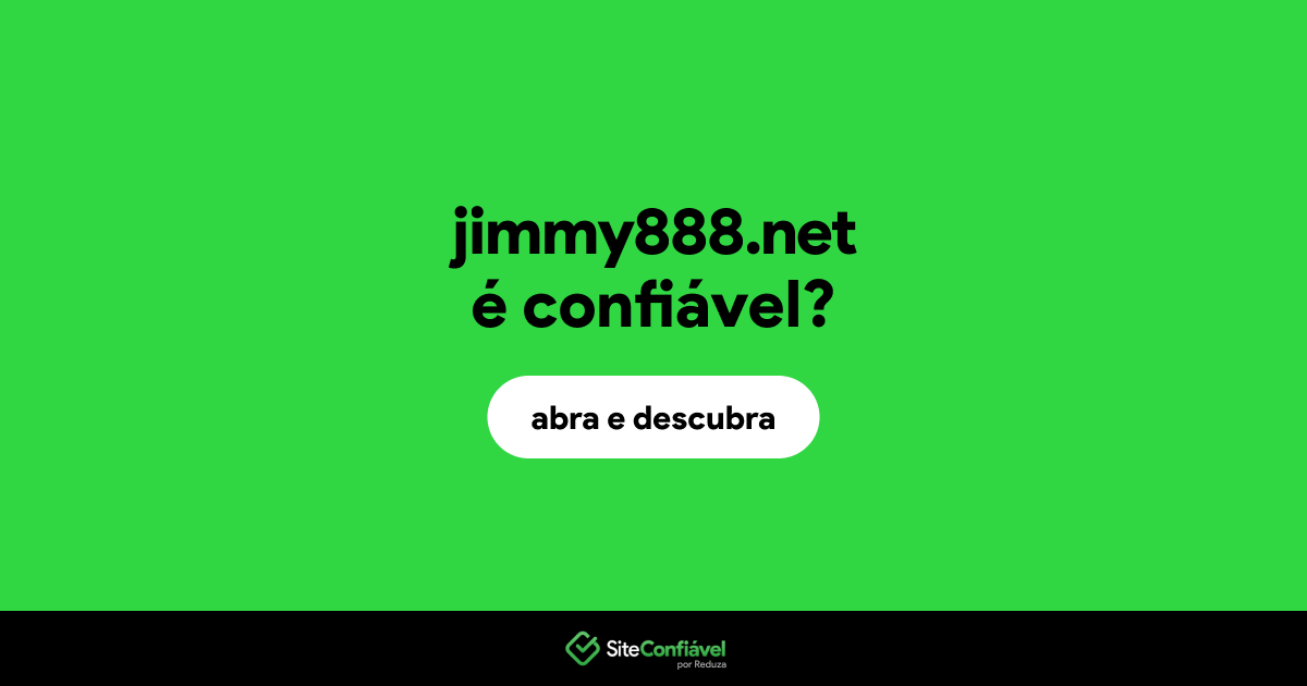 O site jimmy888.net é confiável?