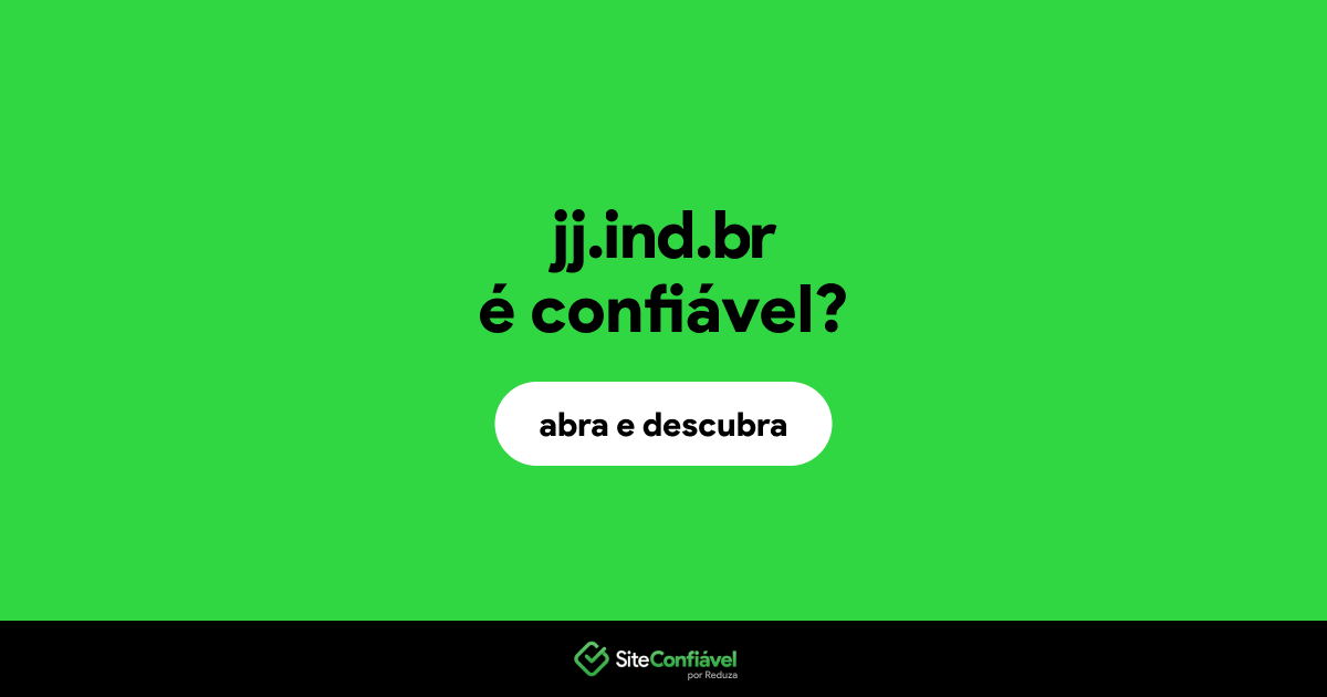O site jj.ind.br é confiável?