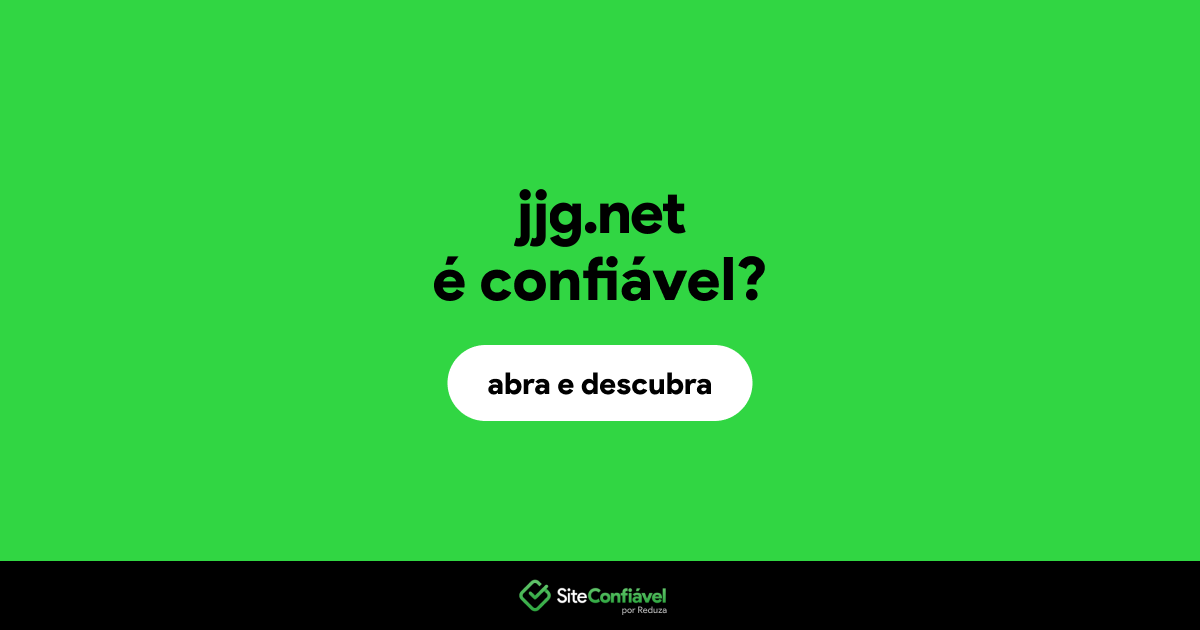 O site jjg.net é confiável?