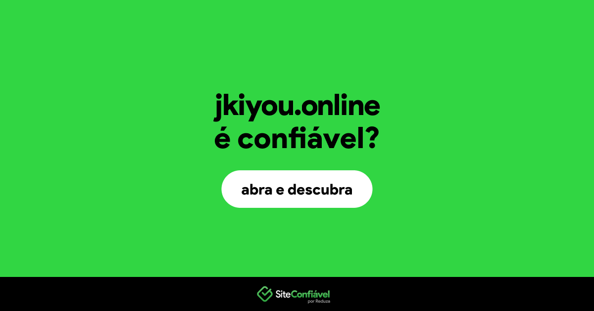 O site jkiyou.online é confiável?
