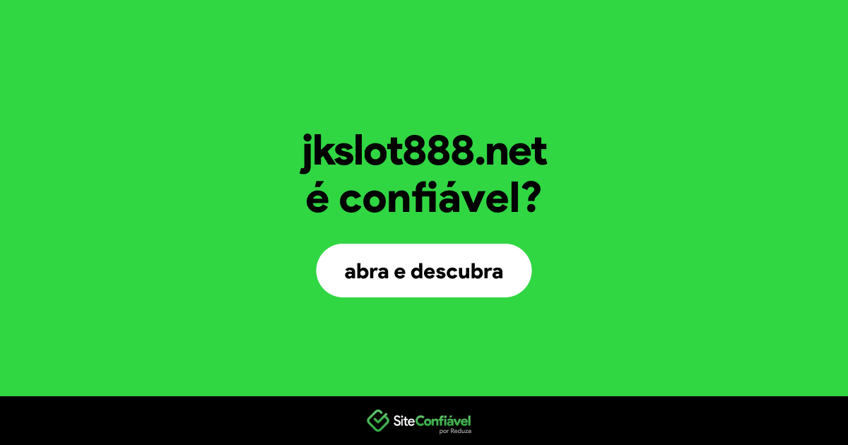 O site jkslot888.net é confiável?