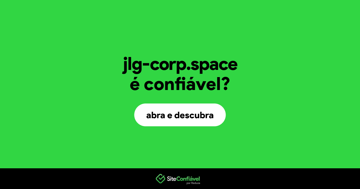 O site jlg-corp.space é confiável?