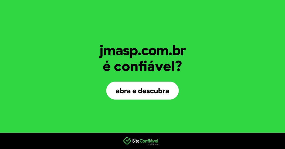 O site jmasp.com.br é confiável?