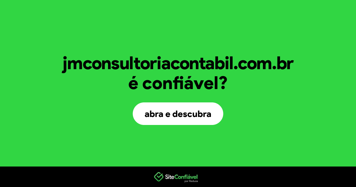 O site jmconsultoriacontabil.com.br é confiável?