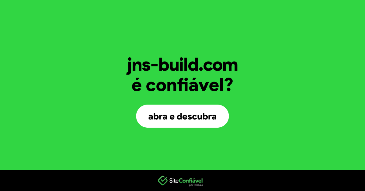 O site jns-build.com é confiável?