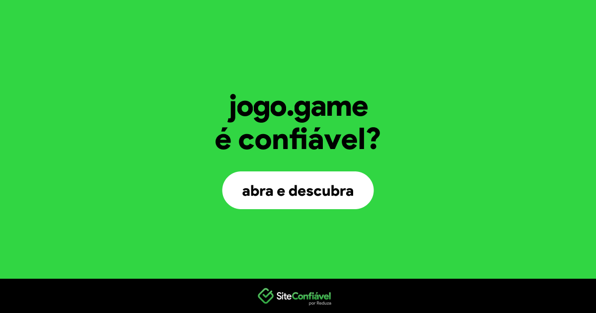 O site jogo.game é confiável?