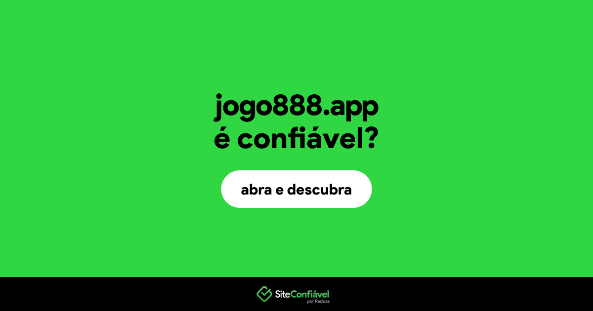 O site jogo888.app é confiável?