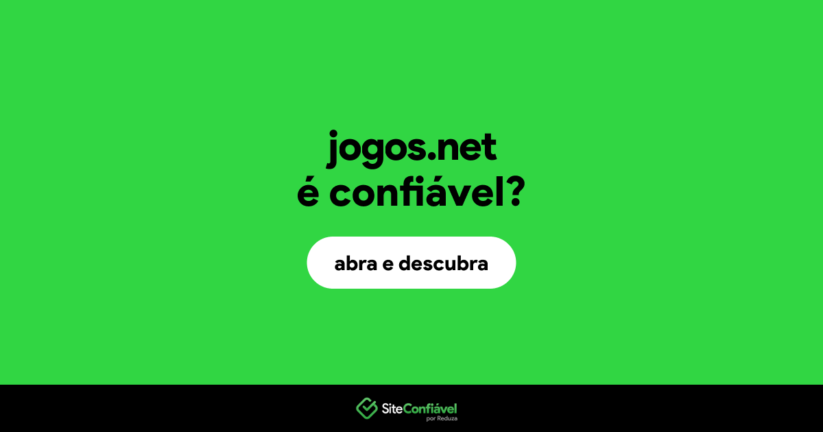 O site jogos.net é confiável?