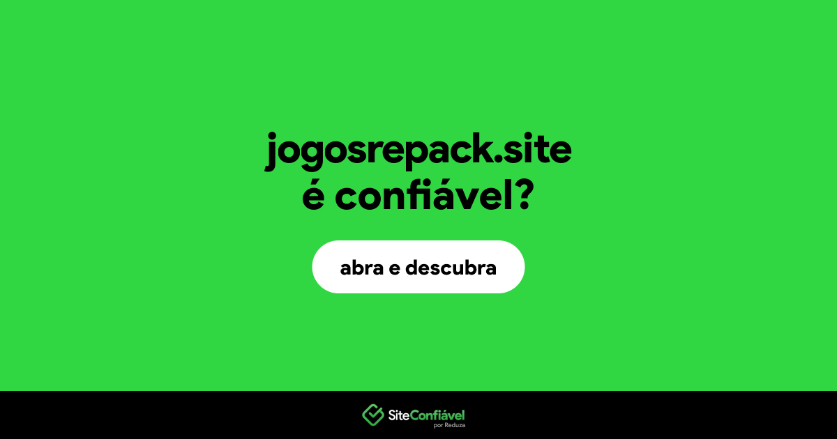 O site jogosrepack.site é confiável?