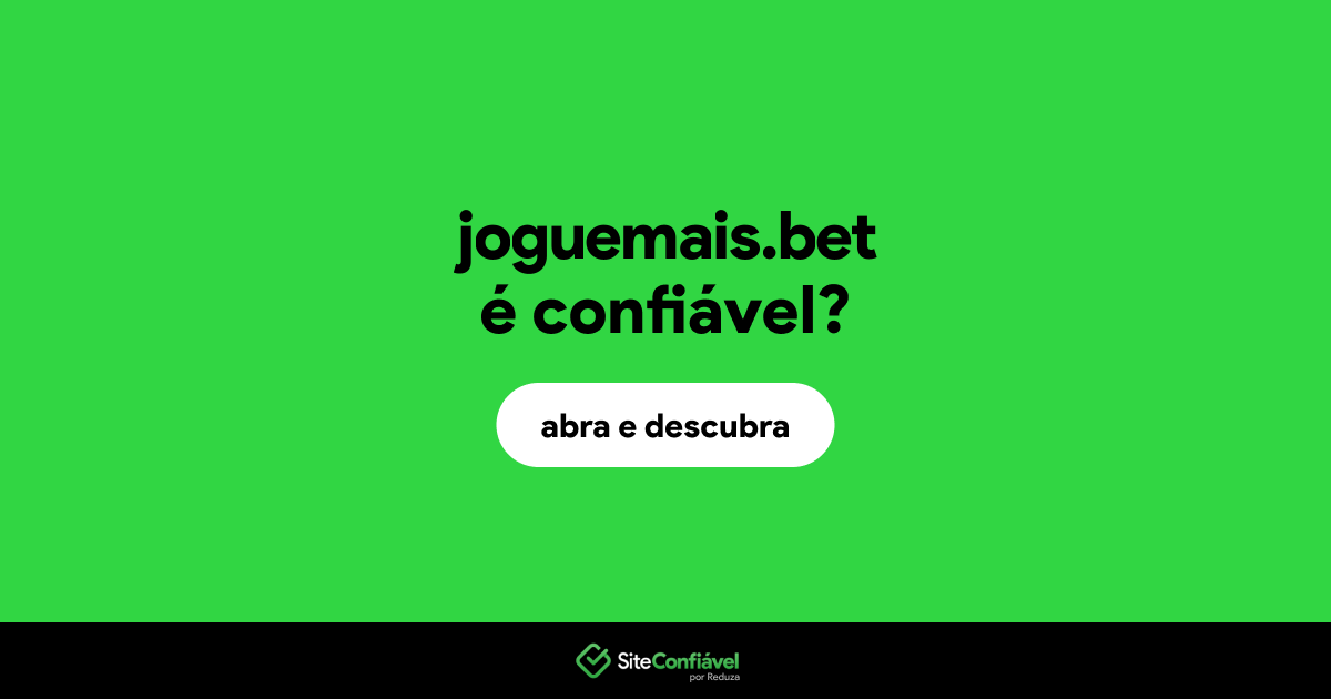 O site joguemais.bet é confiável?