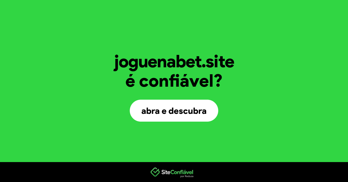 O site joguenabet.site é confiável?