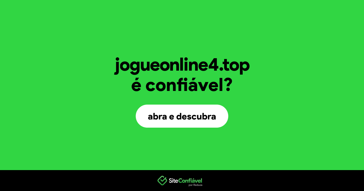 O site jogueonline4.top é confiável?