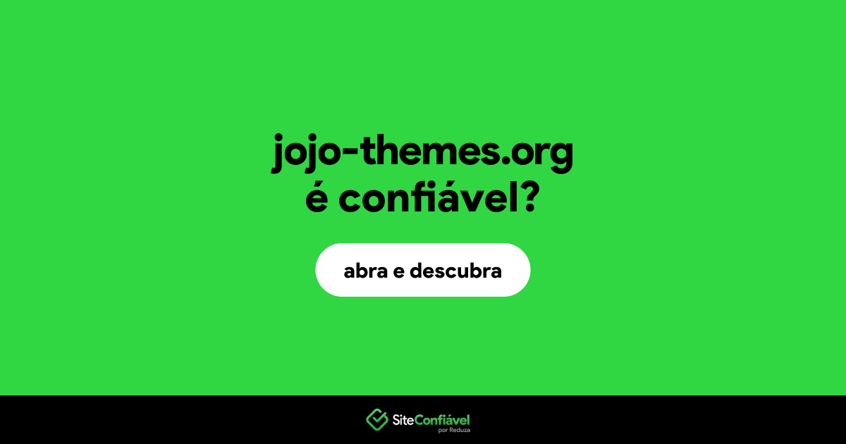 O site jojo-themes.org é confiável?