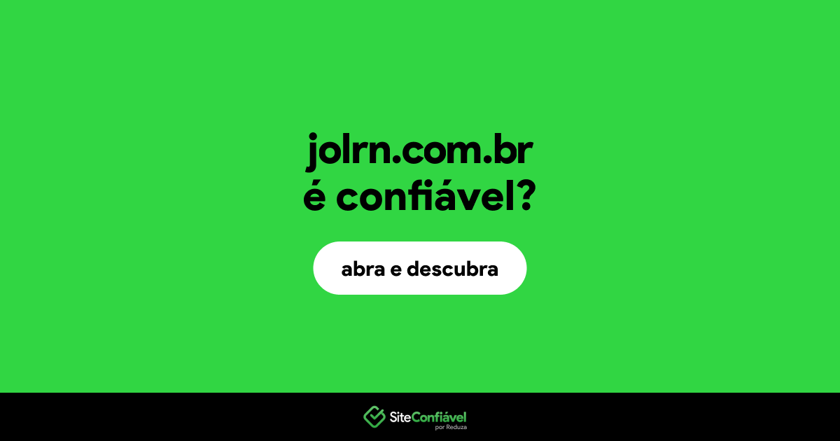 O site jolrn.com.br é confiável?