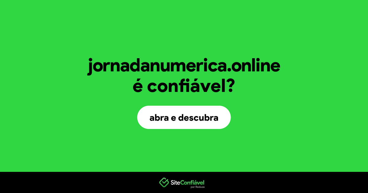 O site jornadanumerica.online é confiável?