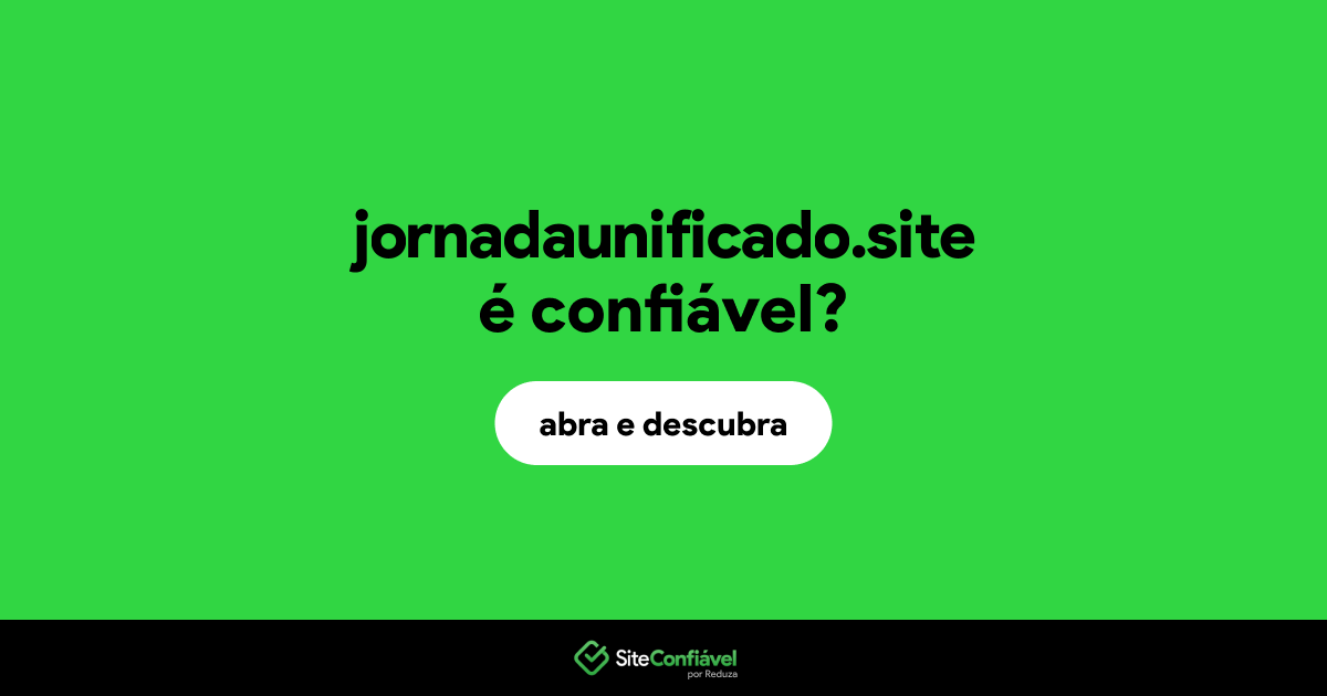 O site jornadaunificado.site é confiável?