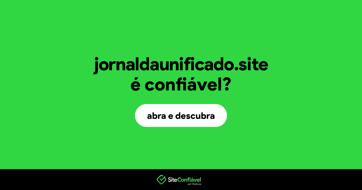 O site jornaldaunificado.site é confiável?