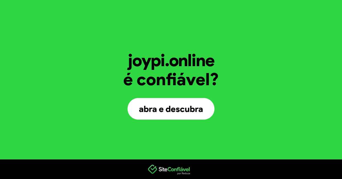 O site joypi.online é confiável?