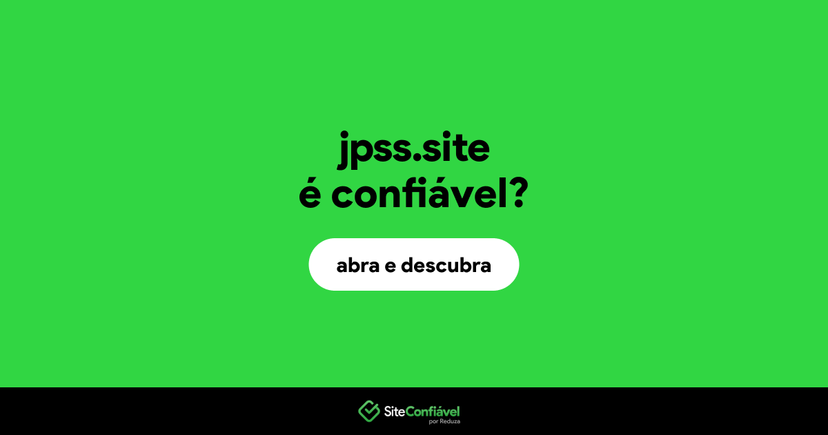 O site jpss.site é confiável?