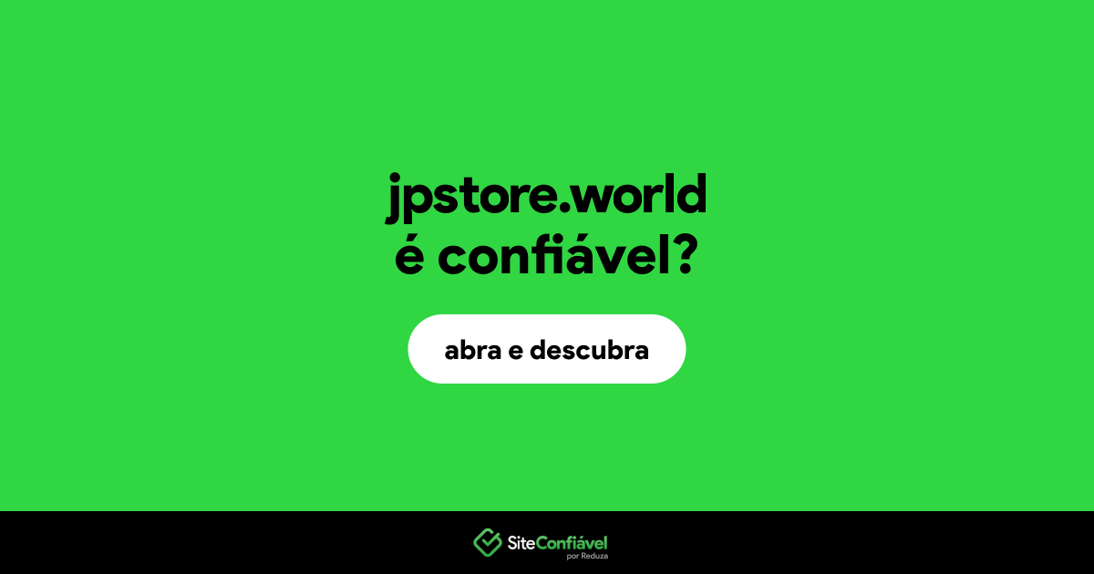 O site jpstore.world é confiável?