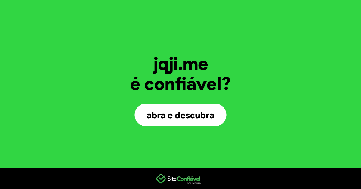 O site jqji.me é confiável?