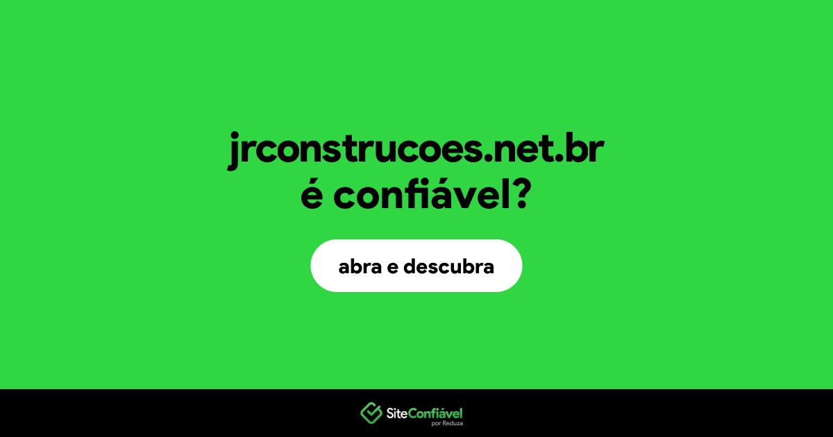 O site jrconstrucoes.net.br é confiável?