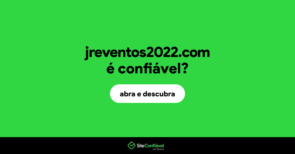 O site jreventos2022.com é confiável?