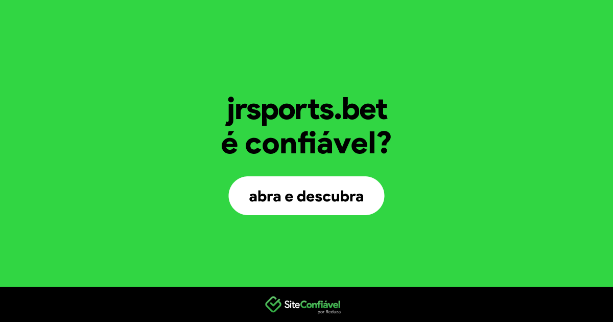 O site jrsports.bet é confiável?