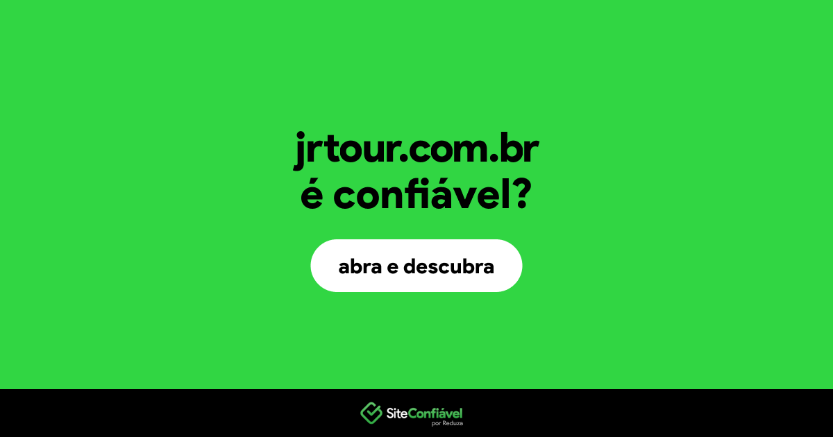 O site jrtour.com.br é confiável?