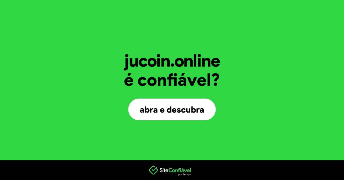 O site jucoin.online é confiável?