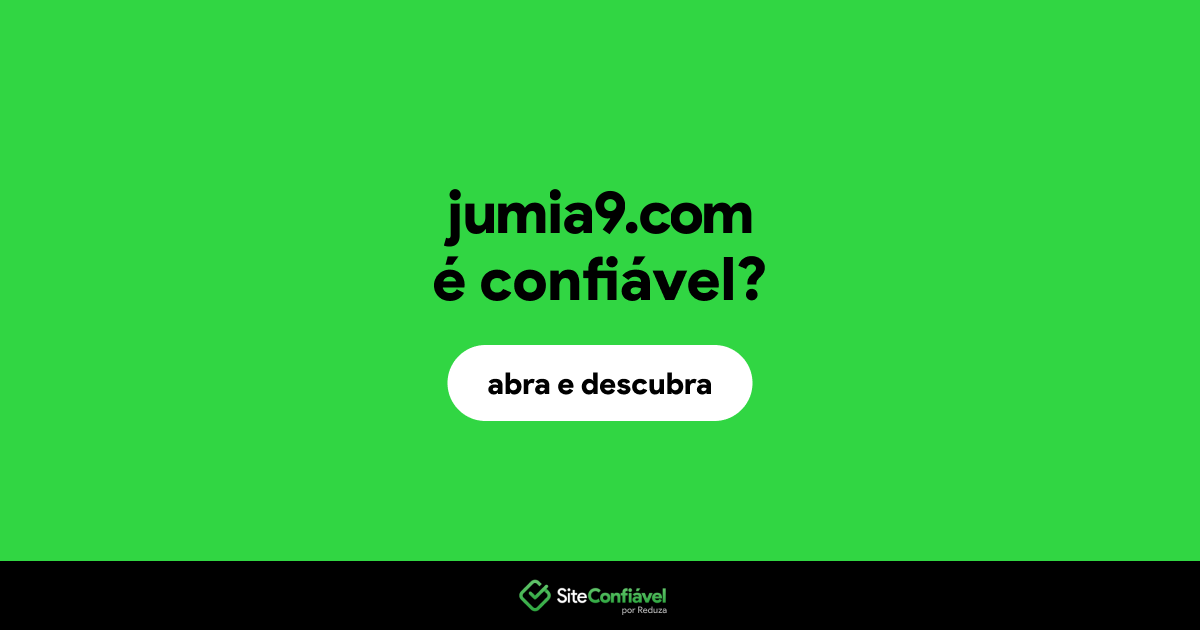 O site jumia9.com é confiável?