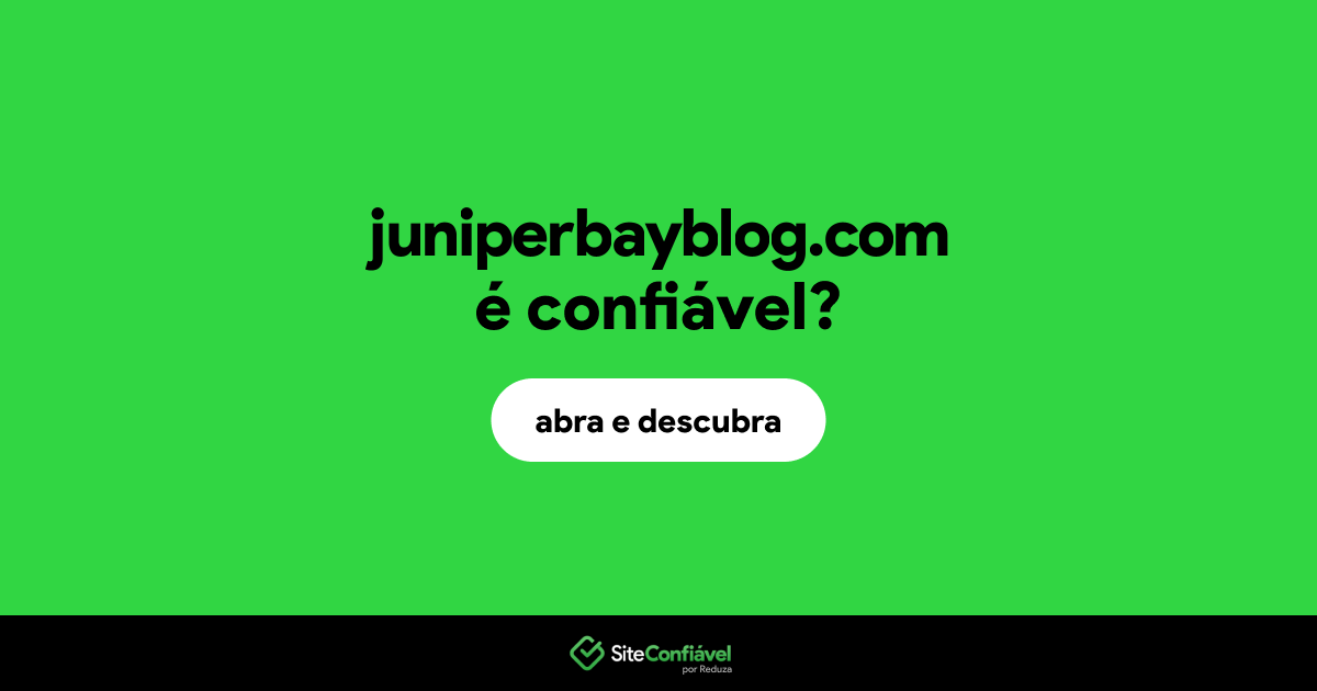 O site juniperbayblog.com é confiável?