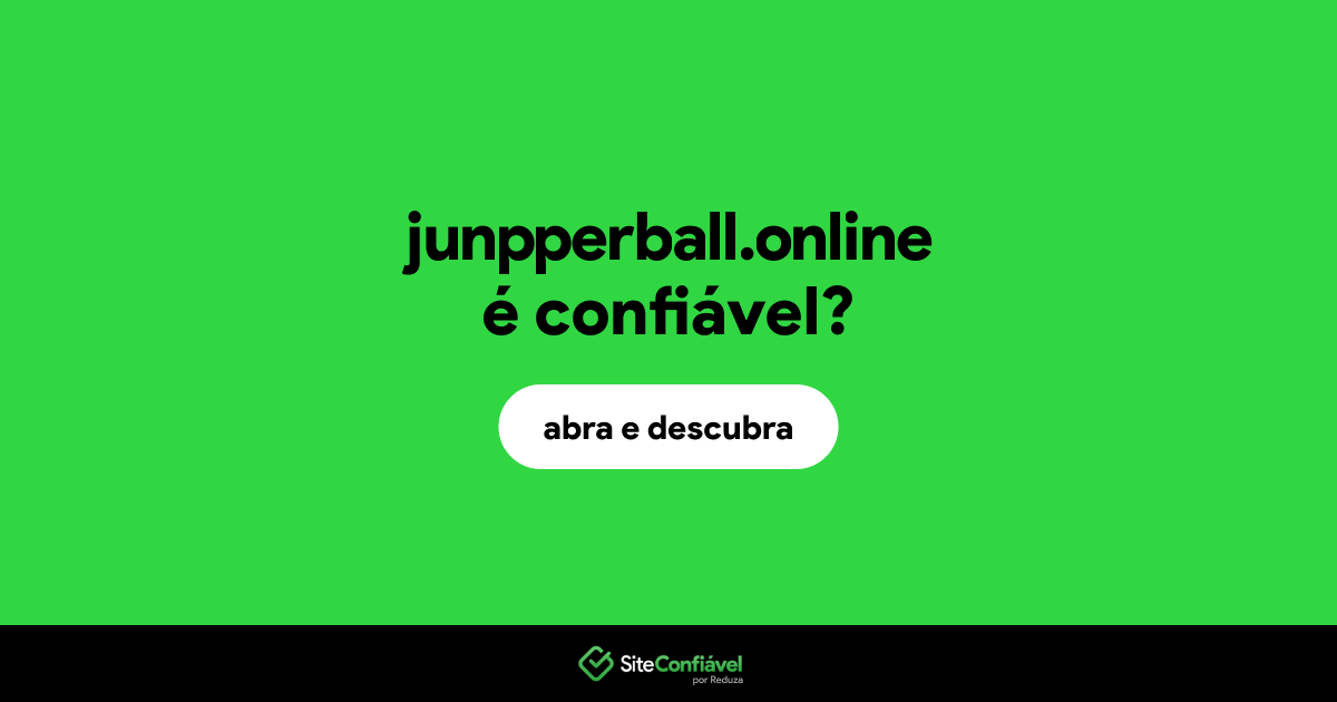 O site junpperball.online é confiável?